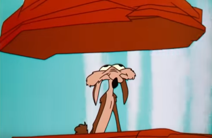 I paused a cartoon and got a cursed meme image. 