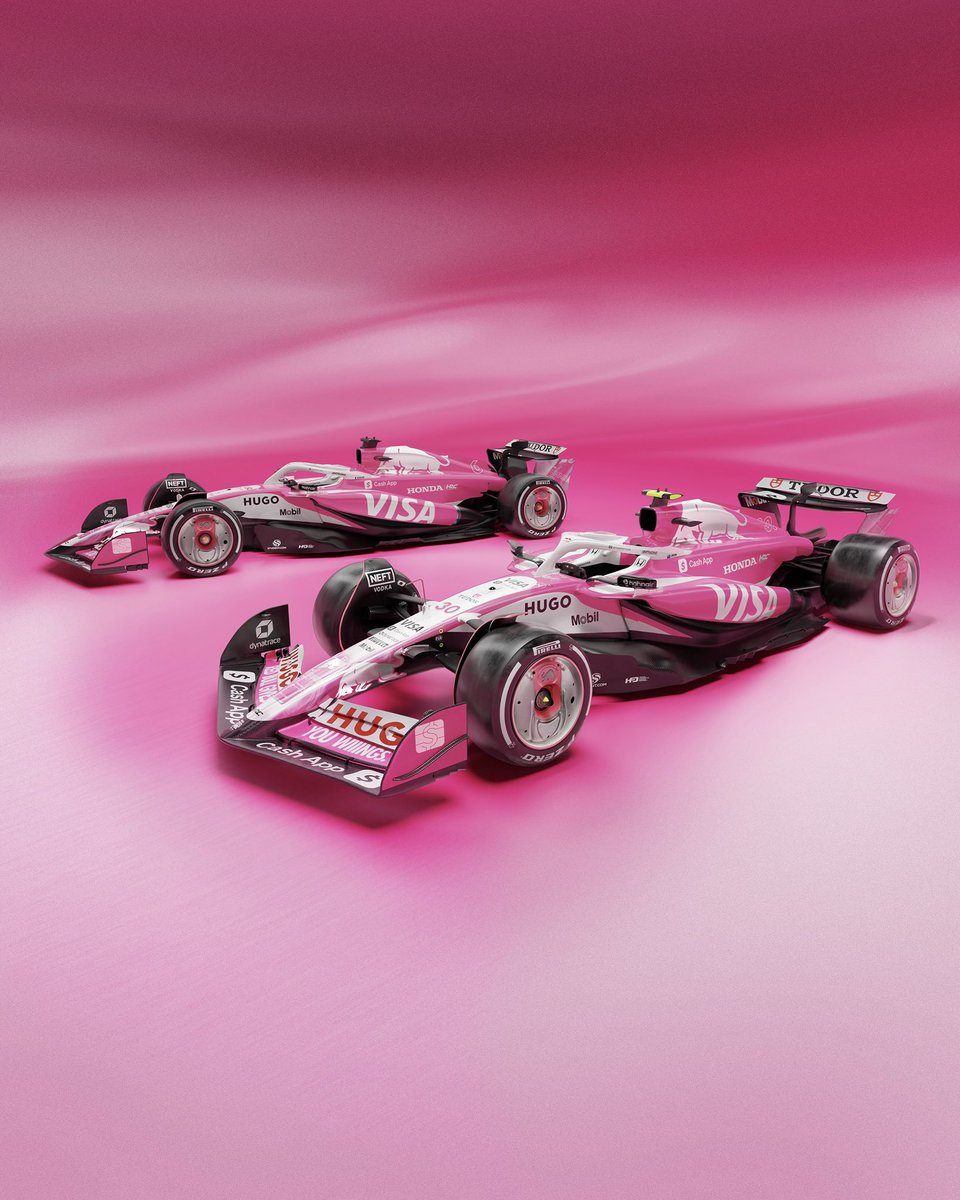 Giving the VCARB 02 a Miami makeover 🩷

#F1 #VCARB #MiamiGP 
