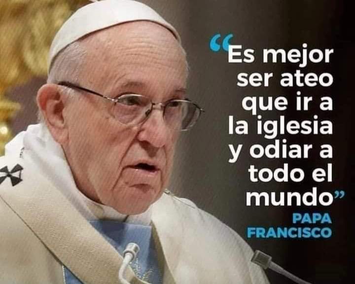 Palabra de @Pontifex_es 
#QEPD 
Gracias 