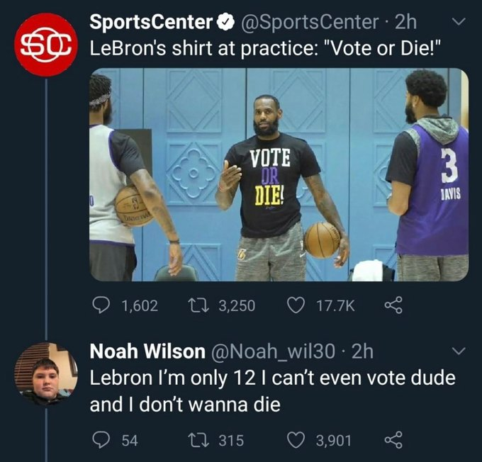 Cada vez que hay elecciones me acuerdo del pobre Noah. 