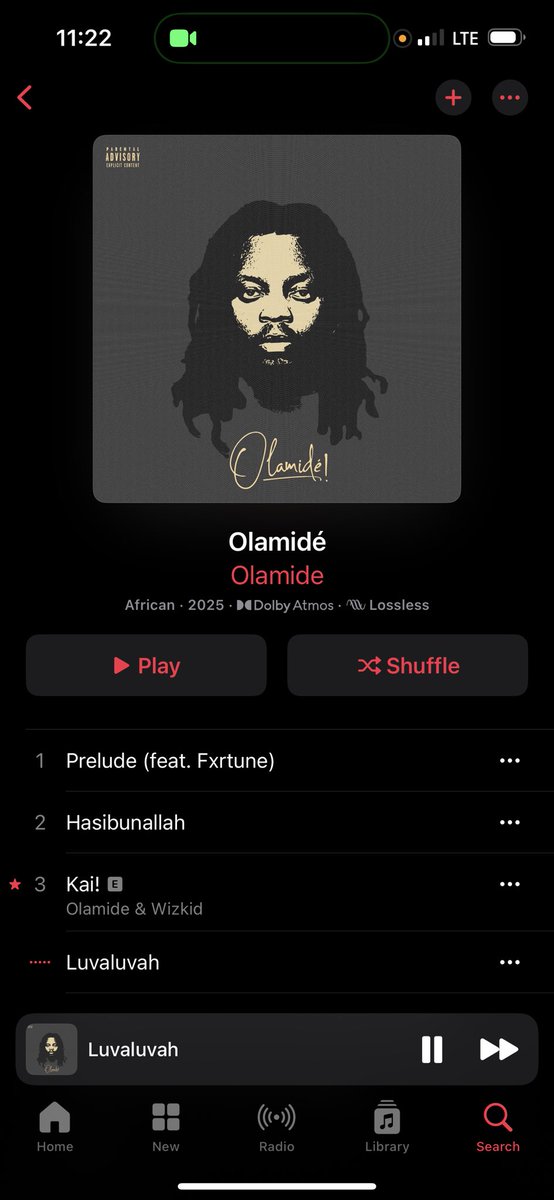 Congratulations broski  @Olamide 🔥🔥🔥🔥🔥 this album too mad 