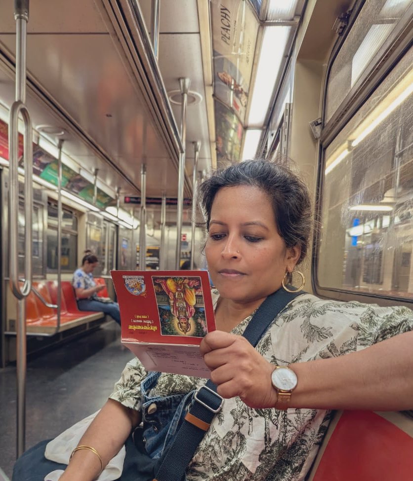 Morning routines even if in a NYC subway 😇 