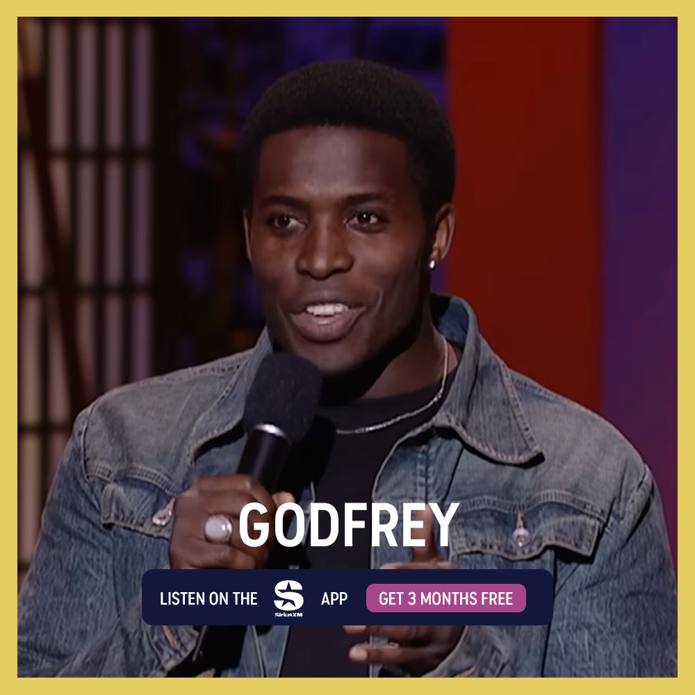 Listen to Comedy Central Presents: Godfrey on the SiriusXM app and get three months free. Details at: https://t.co/NvB2fHZIH3 