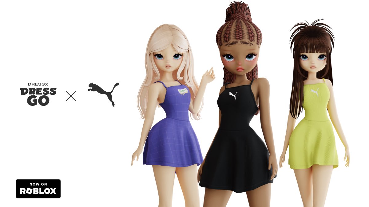 We just dropped into @DRESSGO_game on Roblox 💅🎮  Step into the Fashion Academy and flex 3 exclusive PUMA dresses, only available in-game 💖  It’s giving style, it’s giving fun. Let’s go 👉 https://t.co/UkLKY9PVTq 