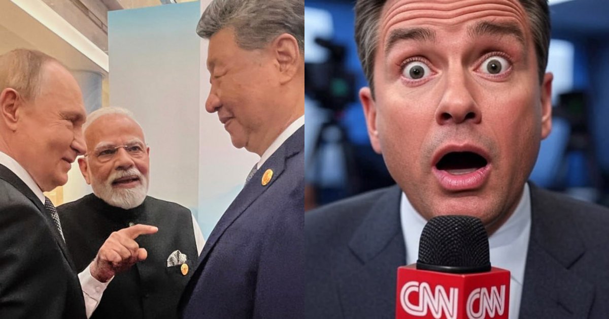 🚨🇺🇸😱 Western media in PANIC MODE over SCO summit 

The images of Modi, Putin, and Xi meeting together set off alarm bells among US corporate media. 

Here are some of the most noteworthy reactions🧵👇 