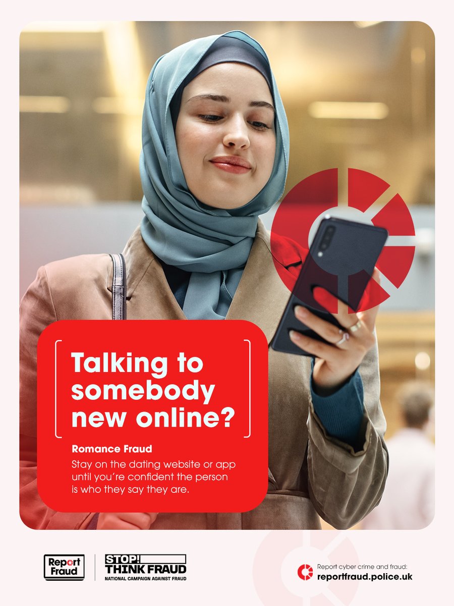 🚨Talking to somebody new online? Criminals perpetrating romance fraud stole over £102M last year.

ℹ️ Use reverse image search tools to check that the person's profile photos are not associated with another name.

#RomanceFraud 