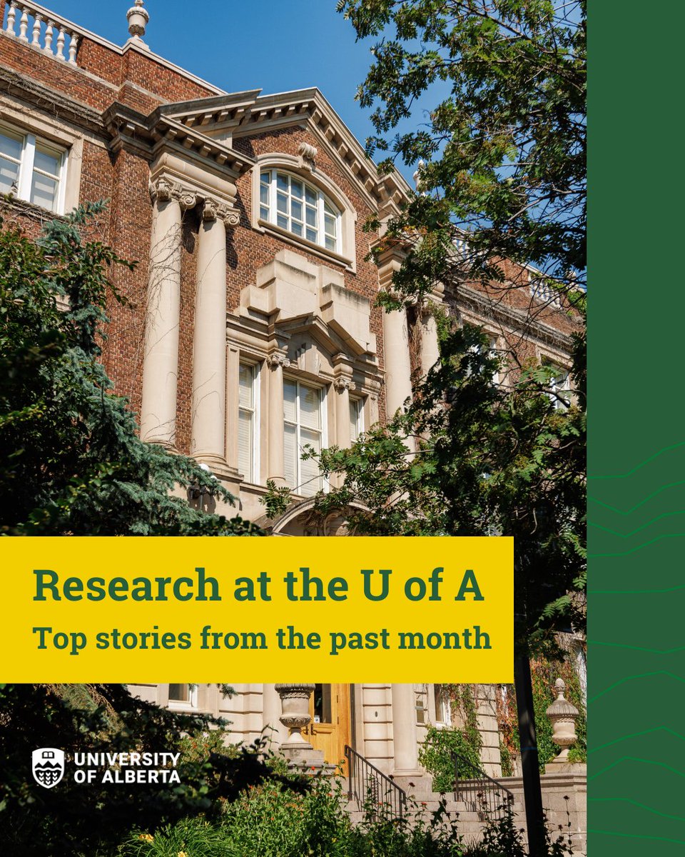 As June comes to a close, we're looking back at some of the U of A's most impactful stories from the past month. Explore the research, people and milestones shaping our community. 

Read the full stories here: https://t.co/OB6DiUrXHV 