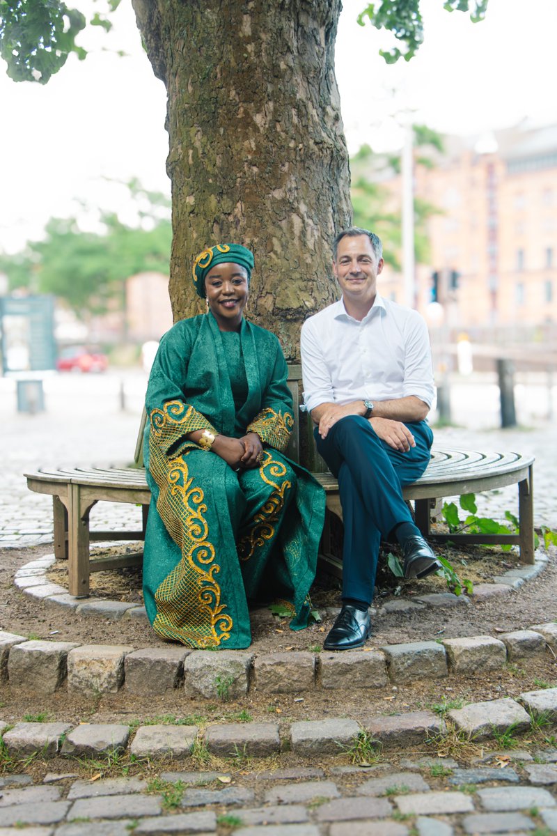 .@Alhan_islam, a spoken-word poet, joined the @UNDP Administrator, @alexanderdecroo, following the opening of Hamburg Sustainability Week at #HSC2026 in Hamburg. 