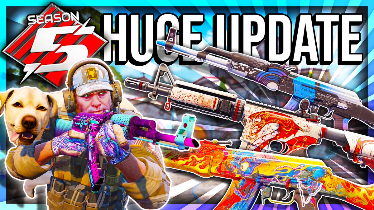 NEW VIDEO: HUGE CS2 SEASON 5 ARMORY UPDATE (NEW SKINS AND MAPS)
https://t.co/C0Dj0uTT17 