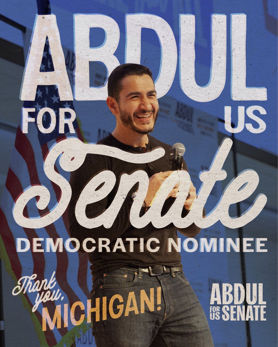 Money out of politics.
Money in your pocket.
Medicare for All.

Michigan...

We won. I am so proud to be your Democratic nominee for US Senate. Let's win in November. 