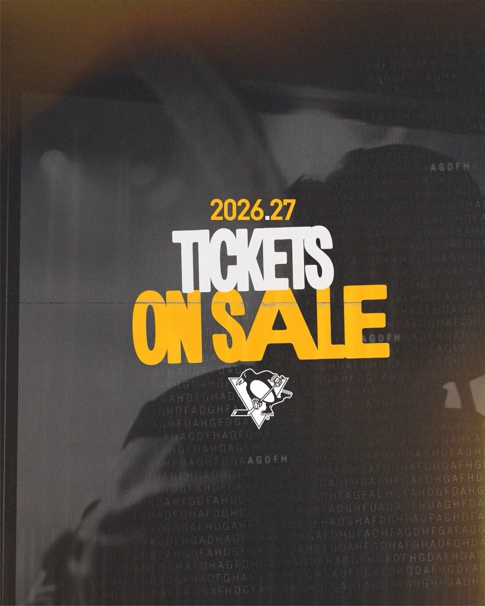 Nothing beats a hockey night in Pittsburgh 🐧
Single game tickets are on sale now: https://t.co/N4sl2iProl