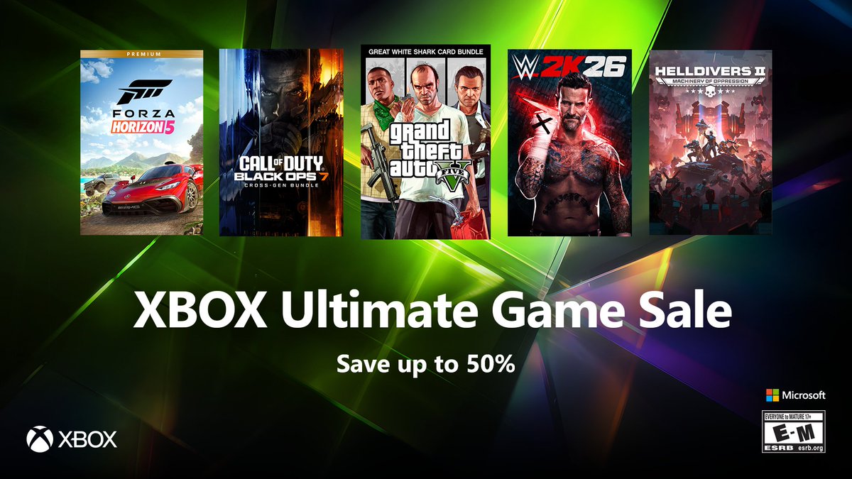 You know what's even better than games? Games on sale.

Treat yourself with the Ultimate Game Sale: https://t.co/jnHLokH29u 