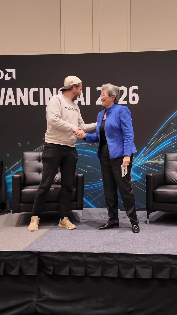 We wrapped #AdvancingAI yesterday with Dr. @LisaSu and @ClemDelangue who shared why the future of AI will be shaped by the developers building it.

Until next year. ✌️ 