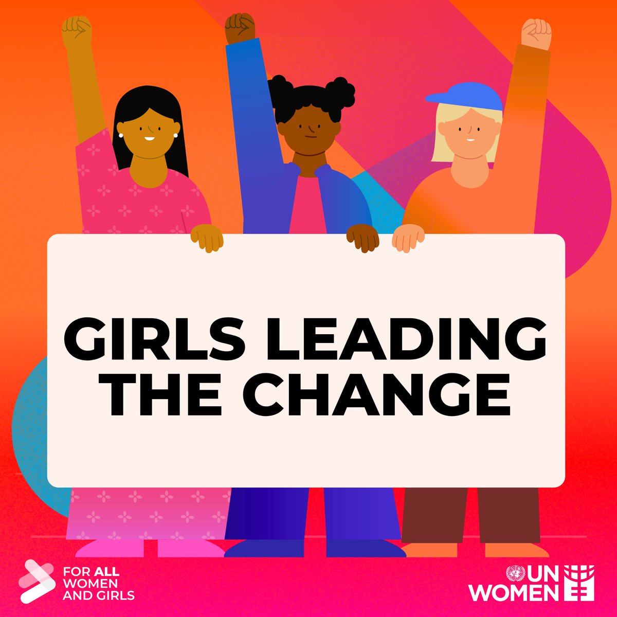✨ Young women and adolescent girls are not just the future – they are the present. 

We need to amplify their voice and leadership to make #GenderEquality a reality #ForAllWomenAndGirls. 

Together, we can be the generation for lasting change. 