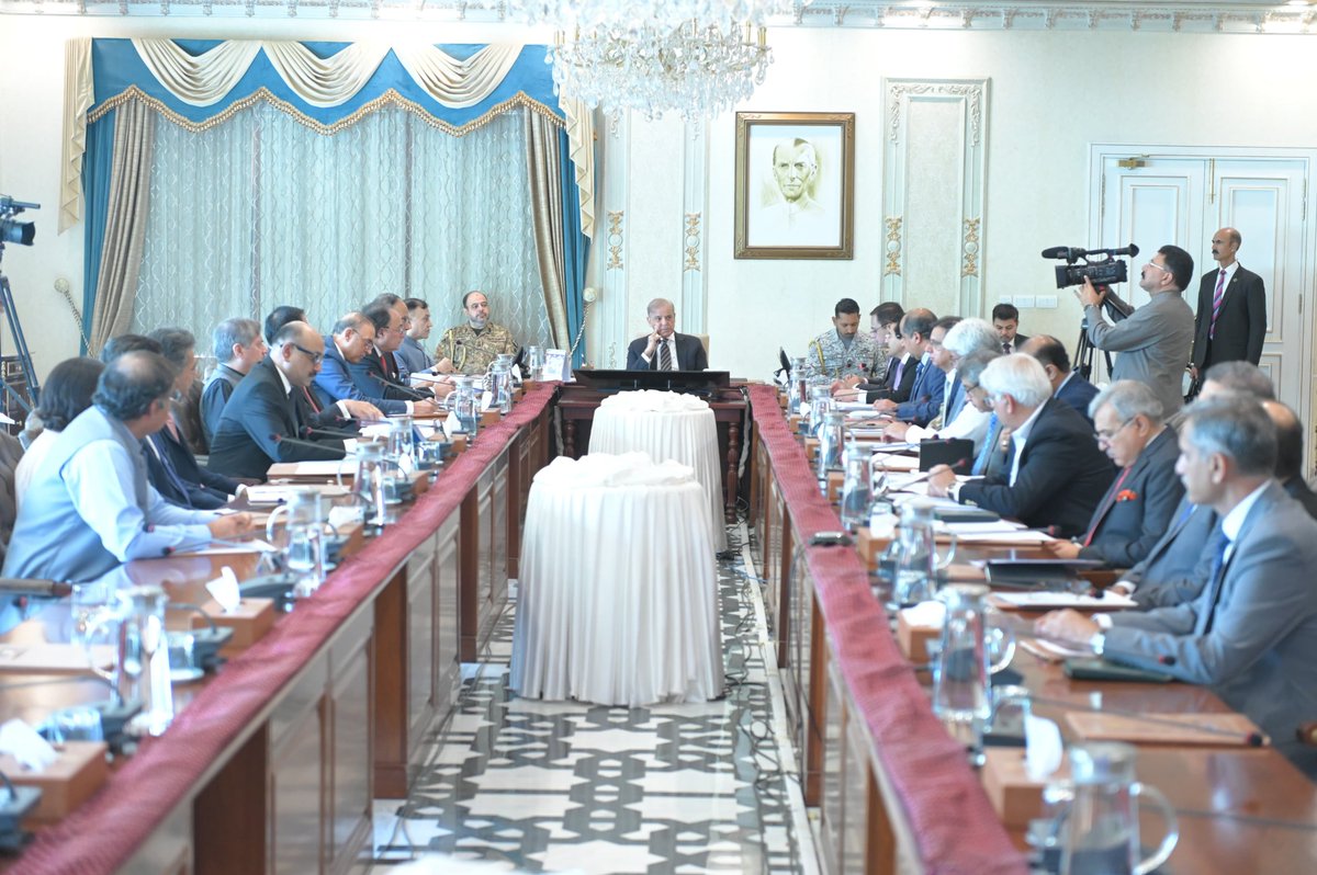 Prime Minister Muhammad Shehbaz Sharif chairs a meeting of Cabinet Committee on Energy. Islamabad, 28 July 2026. 