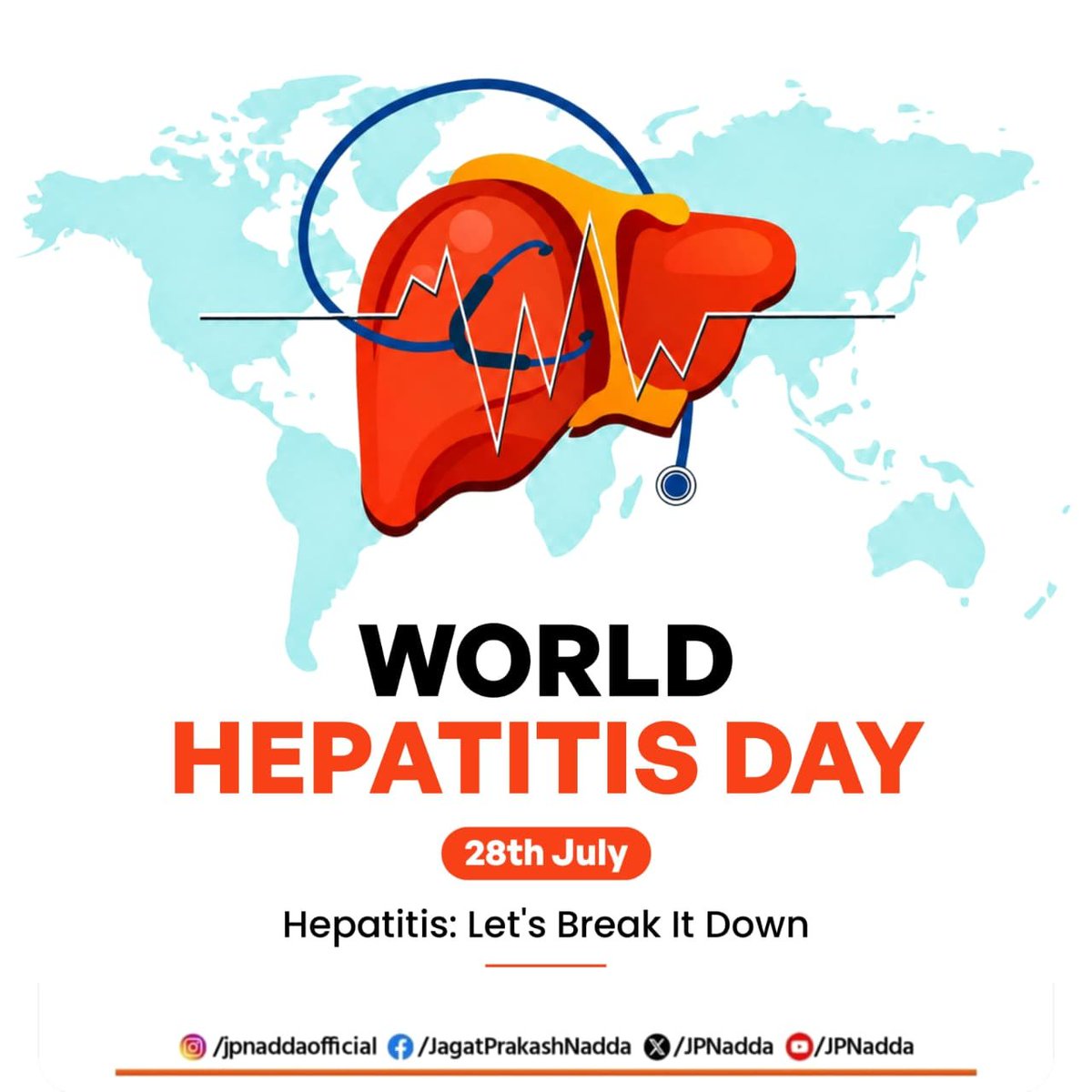 Today, on World Hepatitis Day, we are reminded of the urgent need to address and eliminate viral hepatitis as a major public health challenge. This day calls upon all nations to strengthen efforts, raise awareness, and intensify action to eliminate viral hepatitis as a public 
