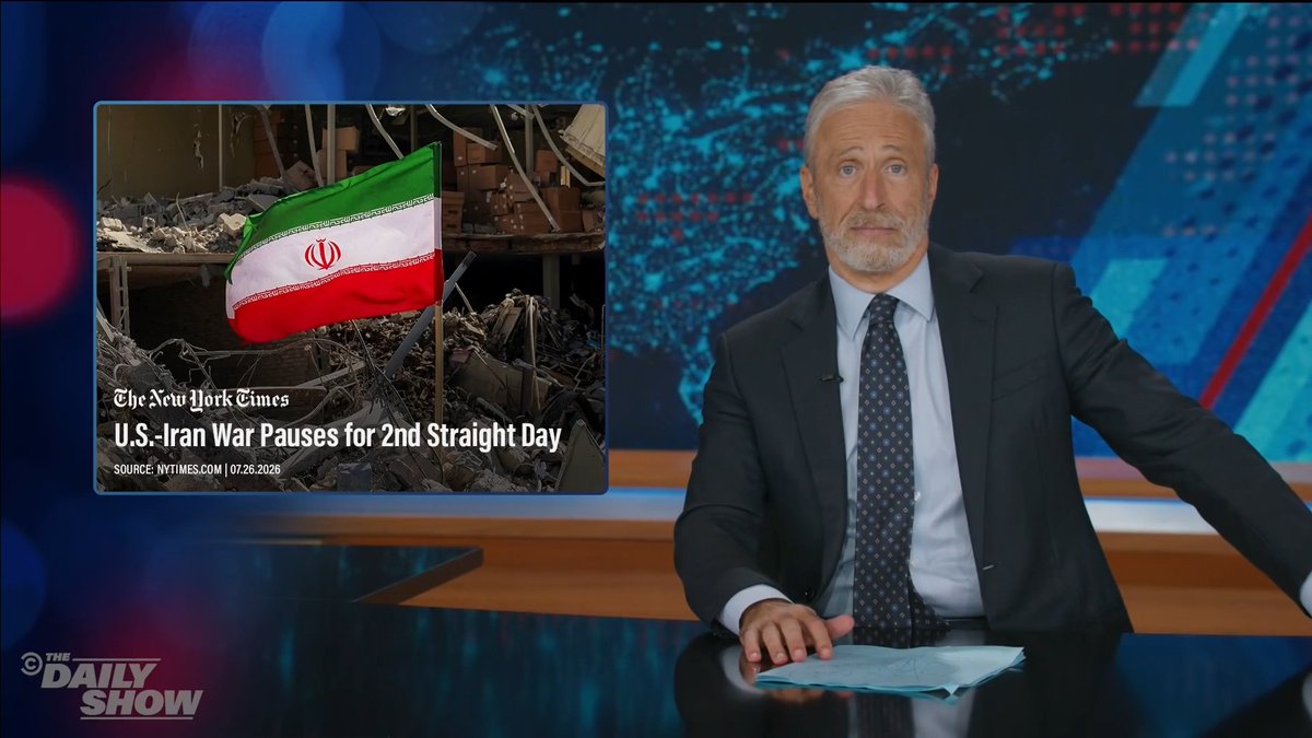 Normally @JonStewart would tell Trump not to quit his day job, but in this case he’s making an exception 