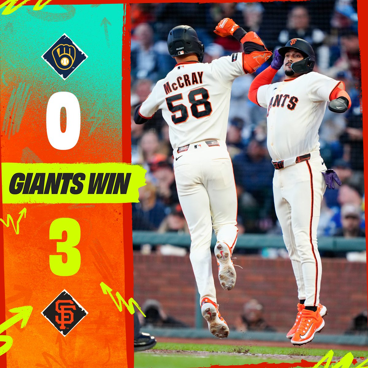 The #SFGiants take game 1 💪 