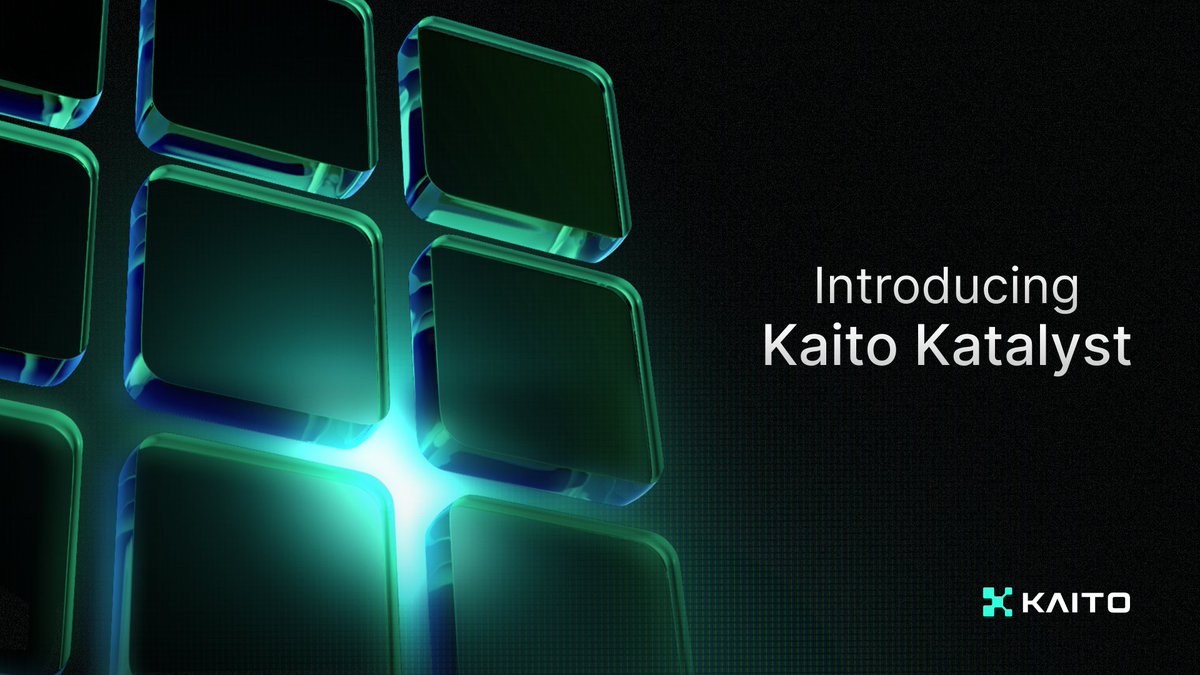 Introducing Kaito Katalyst, a new reward layer for creator campaigns, where projects pay for what creators actually drive.

This is the closest thing yet to the model many of you have been asking for, rebuilt with a better mechanism underneath and in line with platform rules. 