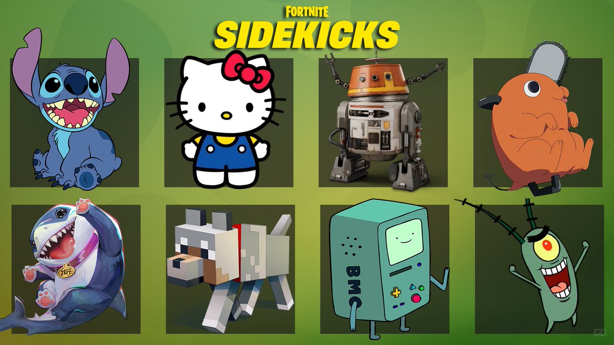 What COLLAB sidekicks should Fortnite add next?🦮 