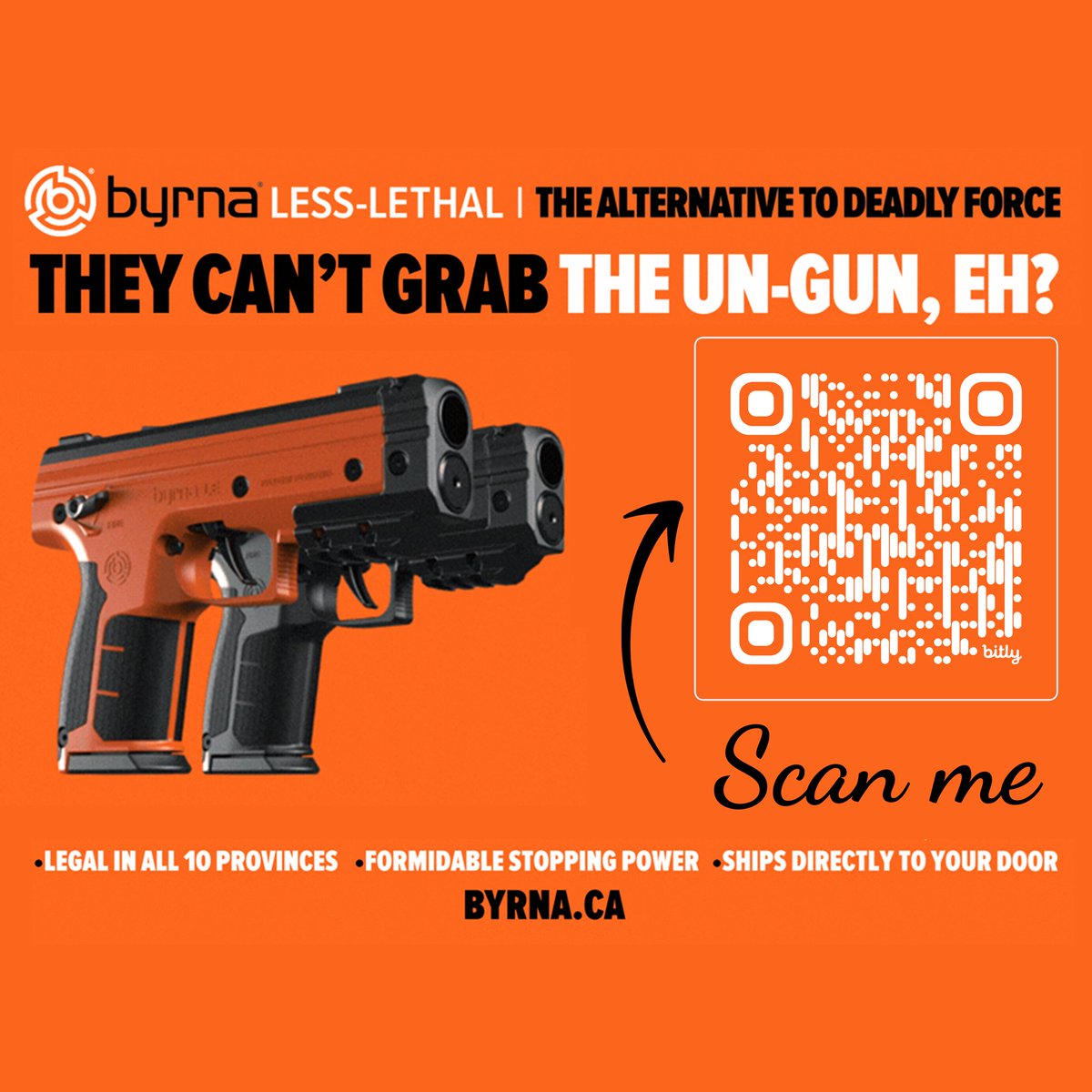 Ad | The threats may be growing — but your home doesn't have to feel like an easy target

Byrna's less-lethal home defence launchers are designed to help Canadians protect what matters most.

See the full lineup: https://t.co/yIygxKOtBO | @byrnanation 