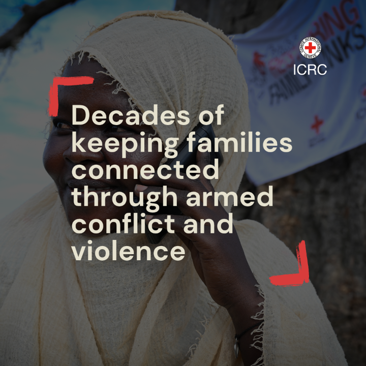 A letter once bridged the distance. Today, it may be a phone call 📞
 
For families separated by armed conflict, even a few minutes of contact can change everything.
 
In 2025, together with Red Cross and Red Crescent National Societies, we facilitated nearly 4,000 phone calls 