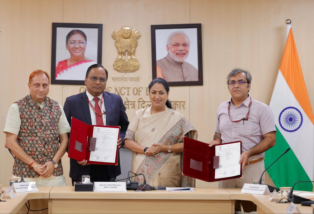 A monumental step towards a cleaner, greener, and more sustainable national capital! 🌿

Delighted that our Maharatna CPSE, Oil India Limited (OIL), has signed a landmark MoU with the Municipal Corporation of Delhi (MCD) to set up two CBG plants with a combined waste processing 