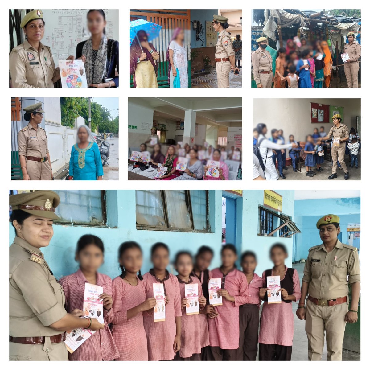 .@CP_Noida के निर्देशन व @DCPWomenSafety के पर्यवेक्षण में महिला सुरक्षा टीम #NoidaPolice द्वारा #MissionShakti5 (द्वितीय चरण) के अंतर्गत सार्वजनिक स्थानों पर महिलाओं व बालिकाओं को जागरूक किया गया।    

#WomenEmpowerment, महिला संबंधी अपराध, साइबर अपराध व उनसे बचाव एंव विभिन्न 