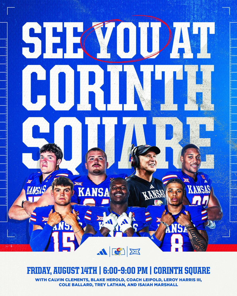 Come by and see us tomorrow night! 👀🏈

Aug. 14 | 6-9 PM | Corinth Square 

#RockChalk x @CentralBankMW 