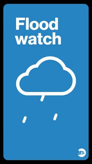 Heavy rain is expected this afternoon into tomorrow morning 🌧️ 

- Plan for extra travel time
- Use caution on slippery surfaces
- Check the status of your subway, bus, or rail before traveling
- Use MTA App, TrainTime app, or https://t.co/fgD4Bu5aqD for more info 