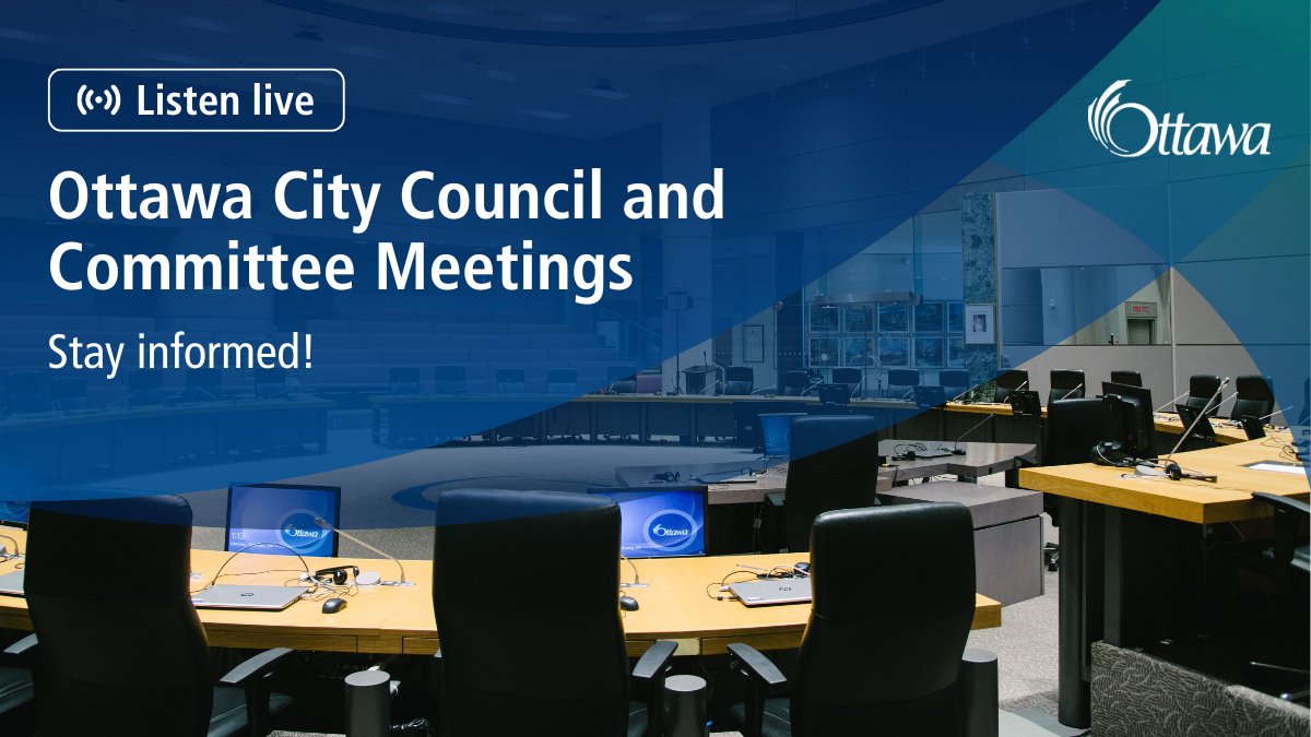 Stay up to date on the latest discussions shaping #OttCity at City Council and Committee Meetings!
Upcoming Meetings: https://t.co/HicrJze5kK
Listen Live: https://t.co/BSgcdHcWVy
#OttPoli #Ottawa 