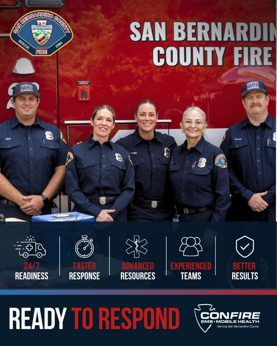 ✅ CONFIRE and Priority are finalizing training, deployment, communications, operational coordination, and system testing to ensure the region is prepared for October 1.

Learn more about the transition: https://t.co/nB3tNBy8R4

#CONFIRE #SANBERNARDINOEMS #SBCFoD #SBCFuego 