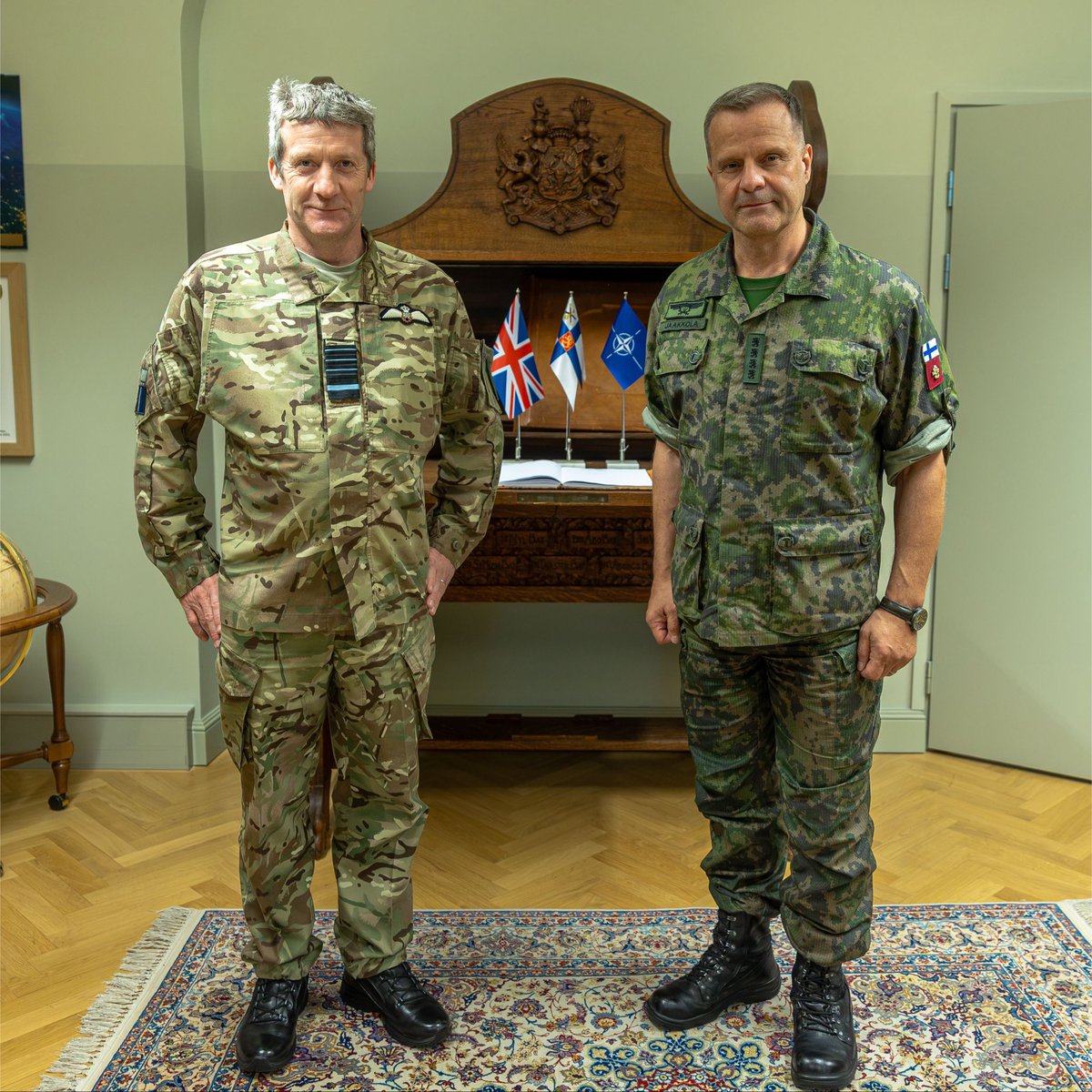 Deputy Supreme Allied Commander Europe visited Finland. The themes of the visit included, among others, changes on the battlefield and the development of NATO’s defence. The visit was hosted by the Commander of the Finnish Defence Forces.

🔗 https://t.co/3mb1bXcqLZ 