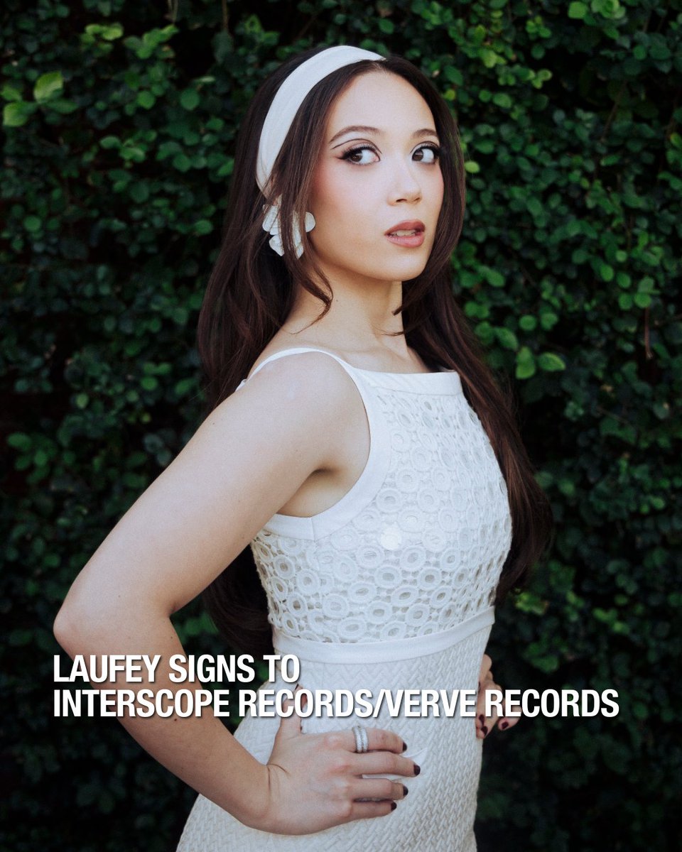 Welcome to the family @laufey  🎻✨ @Interscope @VerveRecords 
↳ https://t.co/eYEoNXB55g 