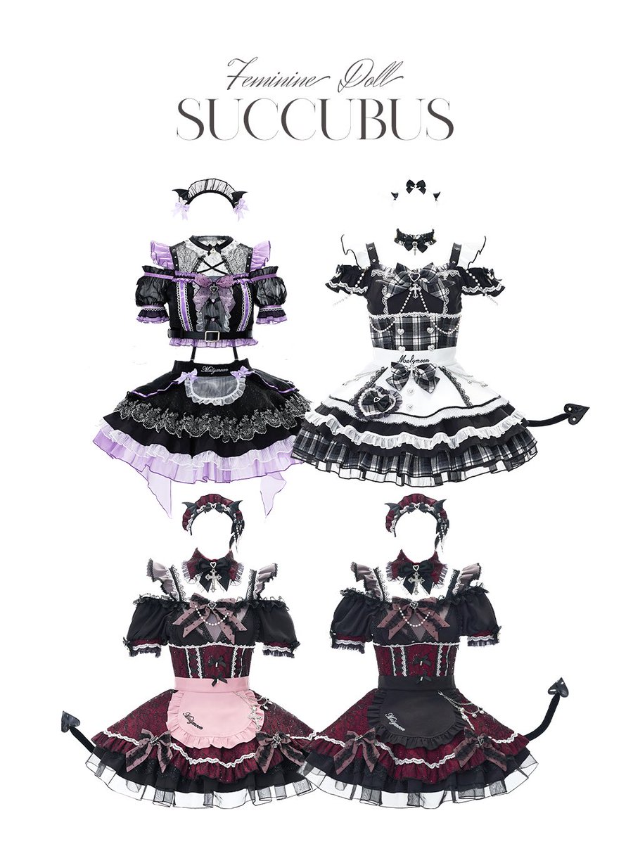 サキュバスメイドCollection♡
本日19時より発売スタート🖤🎀 