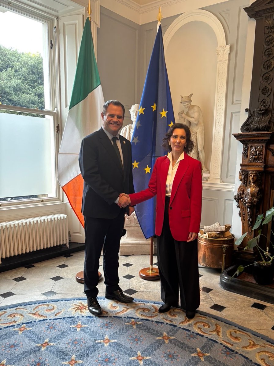 Great meeting with 🇮🇪 Minister @nealerichmond 

We discussed our shared priorities: 
🔹 delivering principled humanitarian aid
🔹 tackling major humanitarian crises
🔹 EU budget negotiations

Looking forward to next week’s Conference on Protecting Humanitarian Workers #TeamEurope 