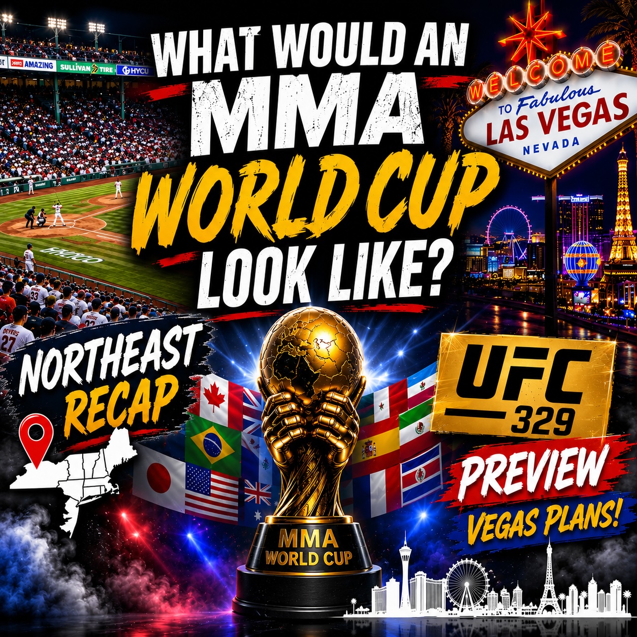 What Would an MMA World Cup Look Like? | UFC 329 Preview, Northeast Recap & Vegas Plans
