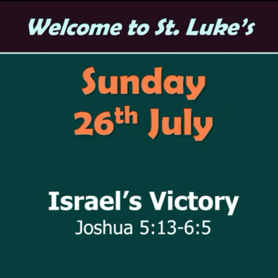 Joshua’s First Battle (Joshua 5:13-6:27)
