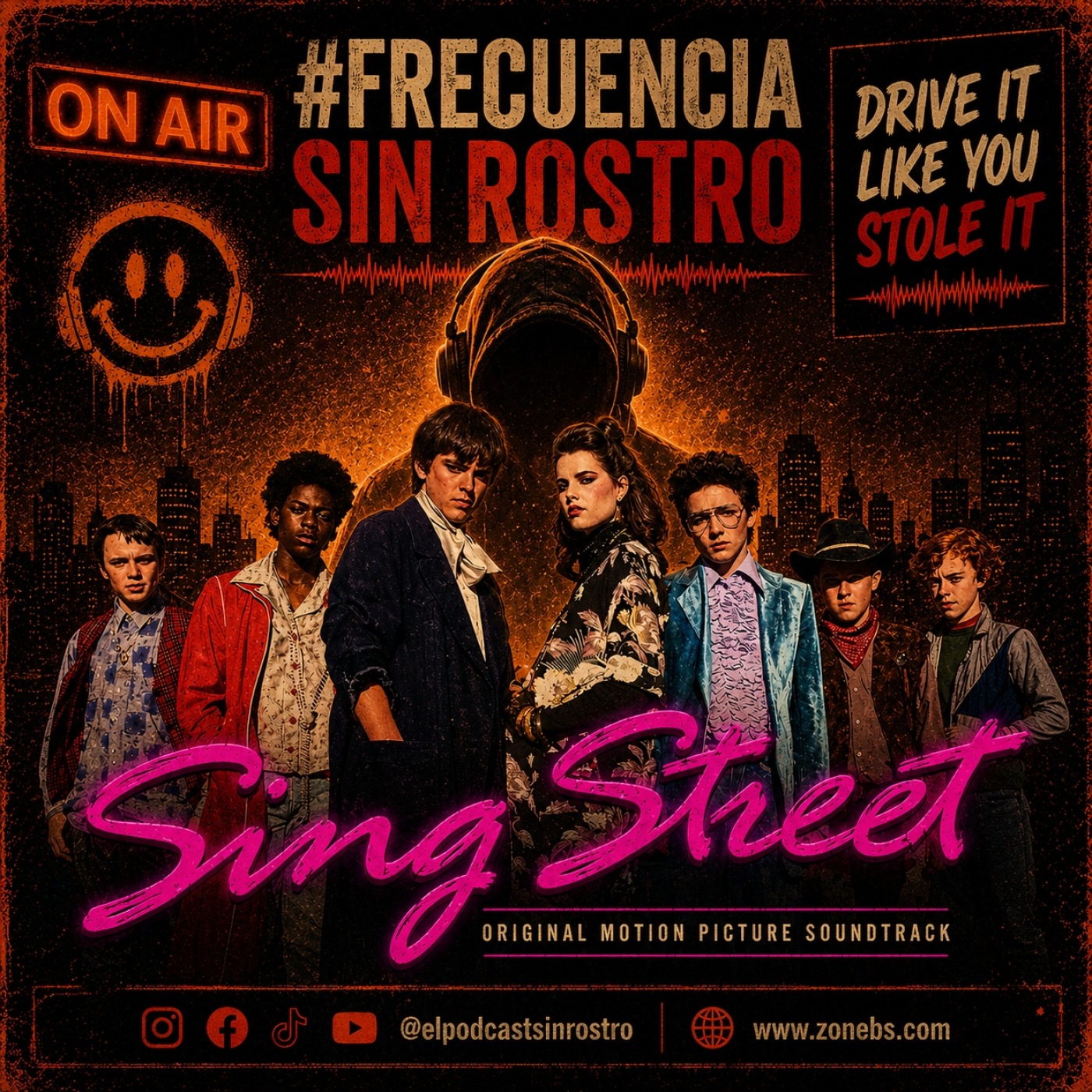 FRECUENCIA SIN ROSTRO Programa 15, Sing Street Soundtrack