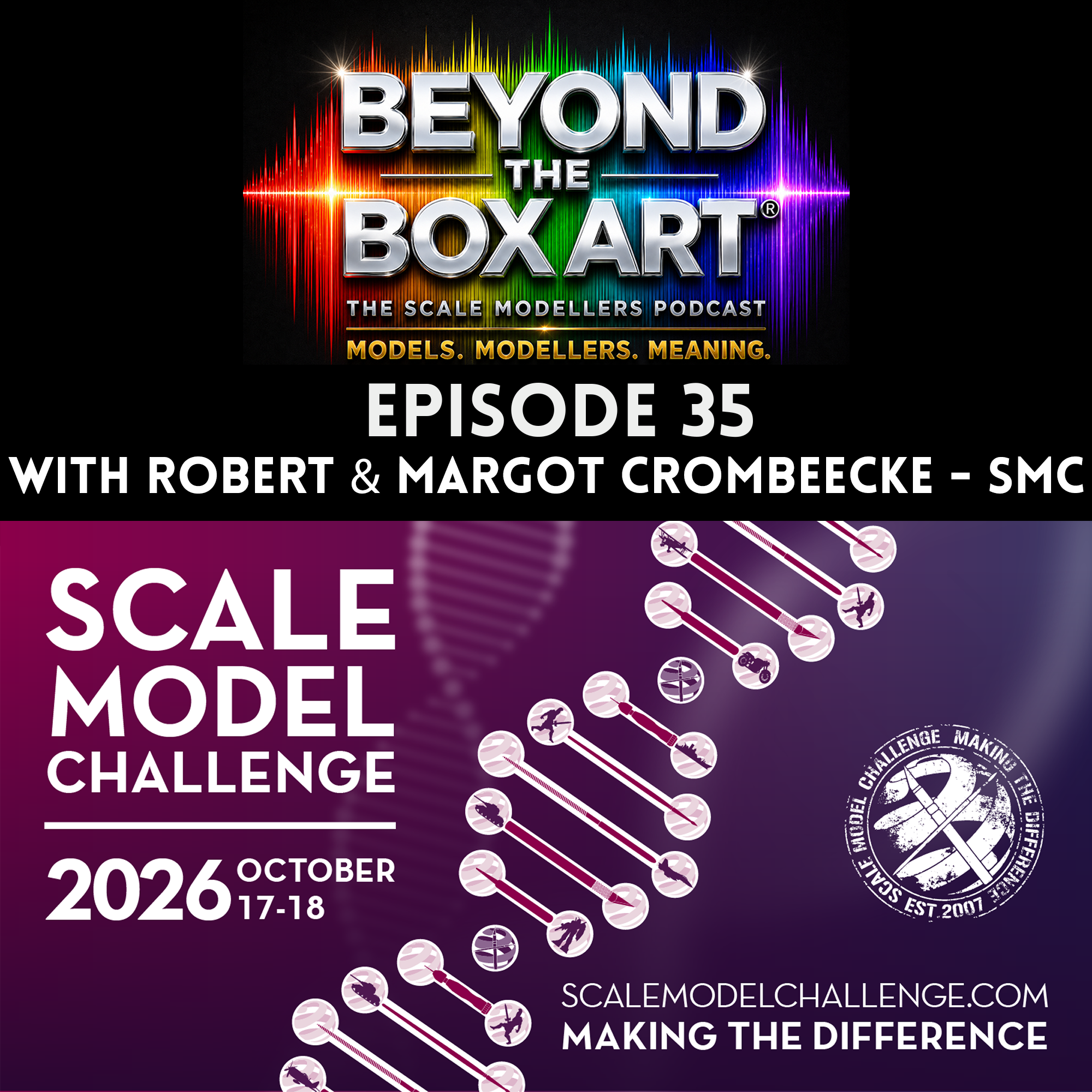 Episode 35 - Inside Scale Model Challenge with Robert & Margot Crombeecke