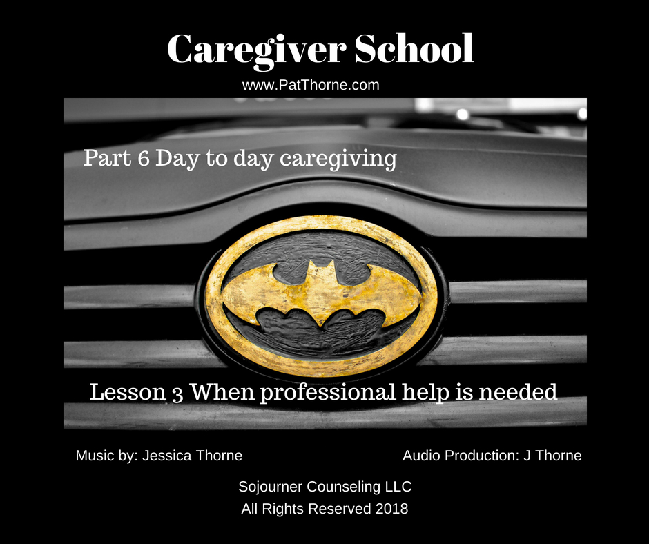 Part 6 Lesson 2: When Professional Help is Needed