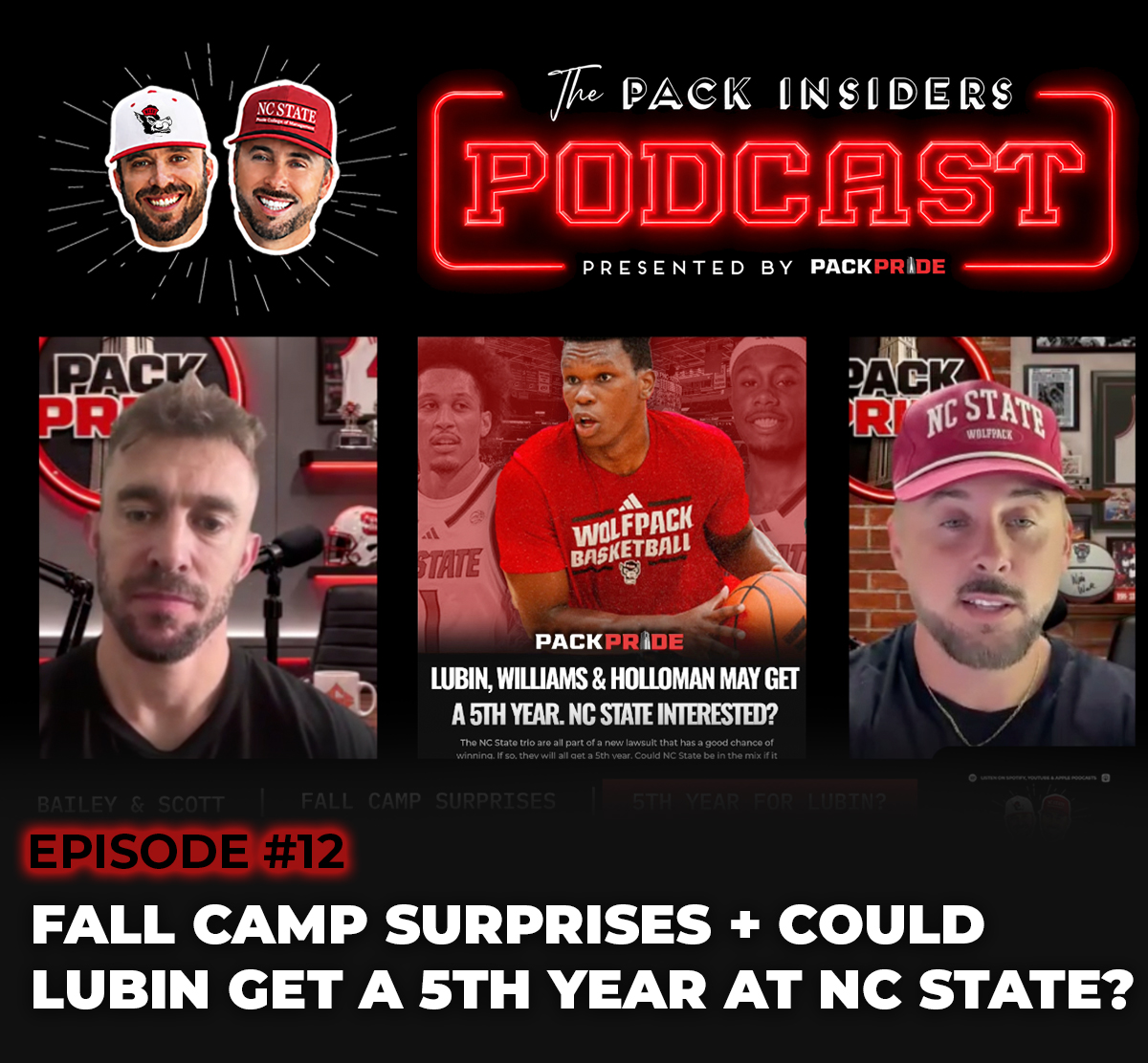 #12 Football Fall Camp surprises, plus could State land Ven-Allen Lubin if he gets a 5th year?