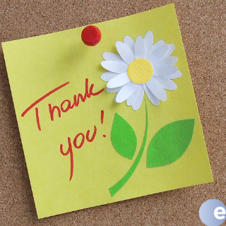 Throwing Out Words Of Thanks