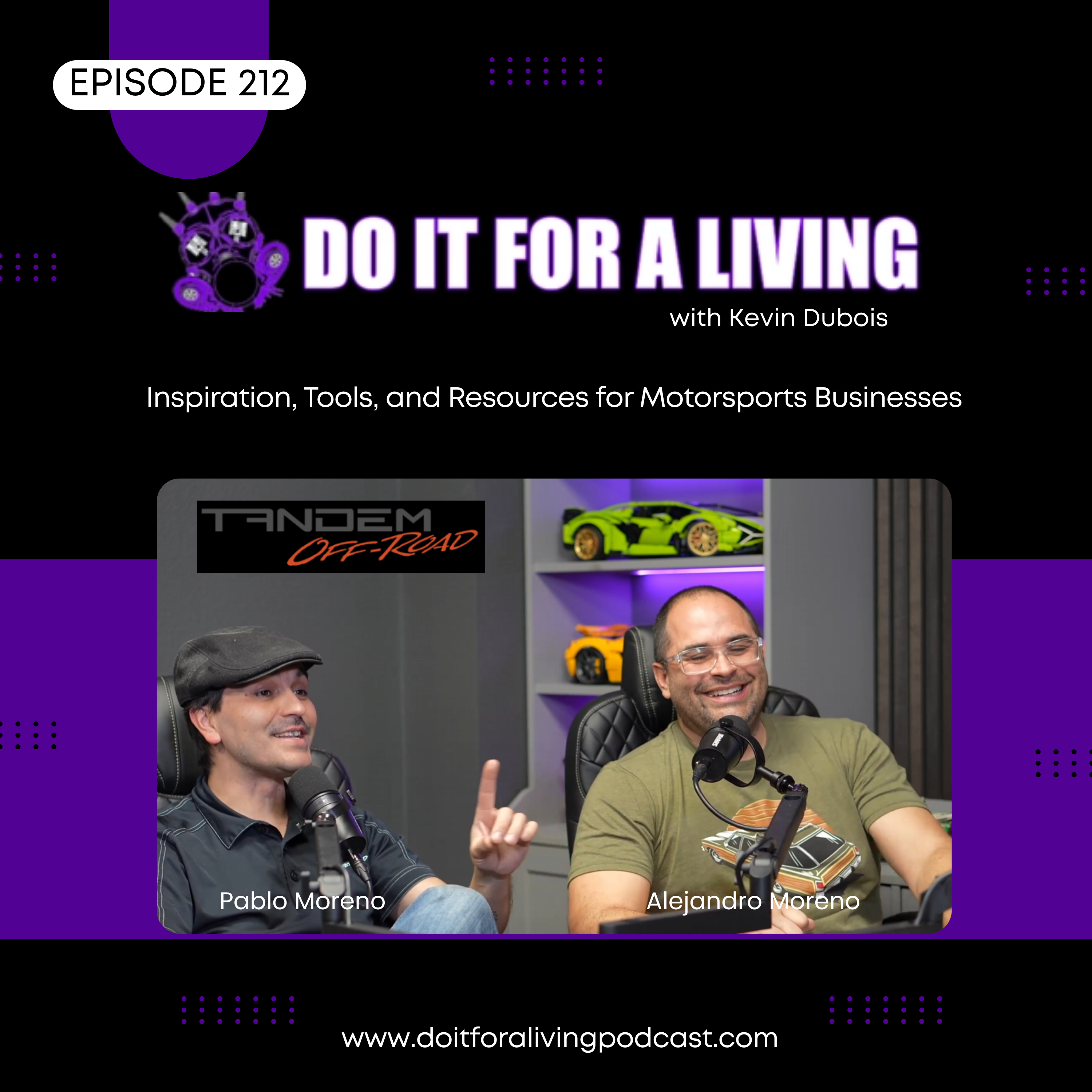 212 - Pablo and Alejandro Moreno Update us about Tandem Offroad