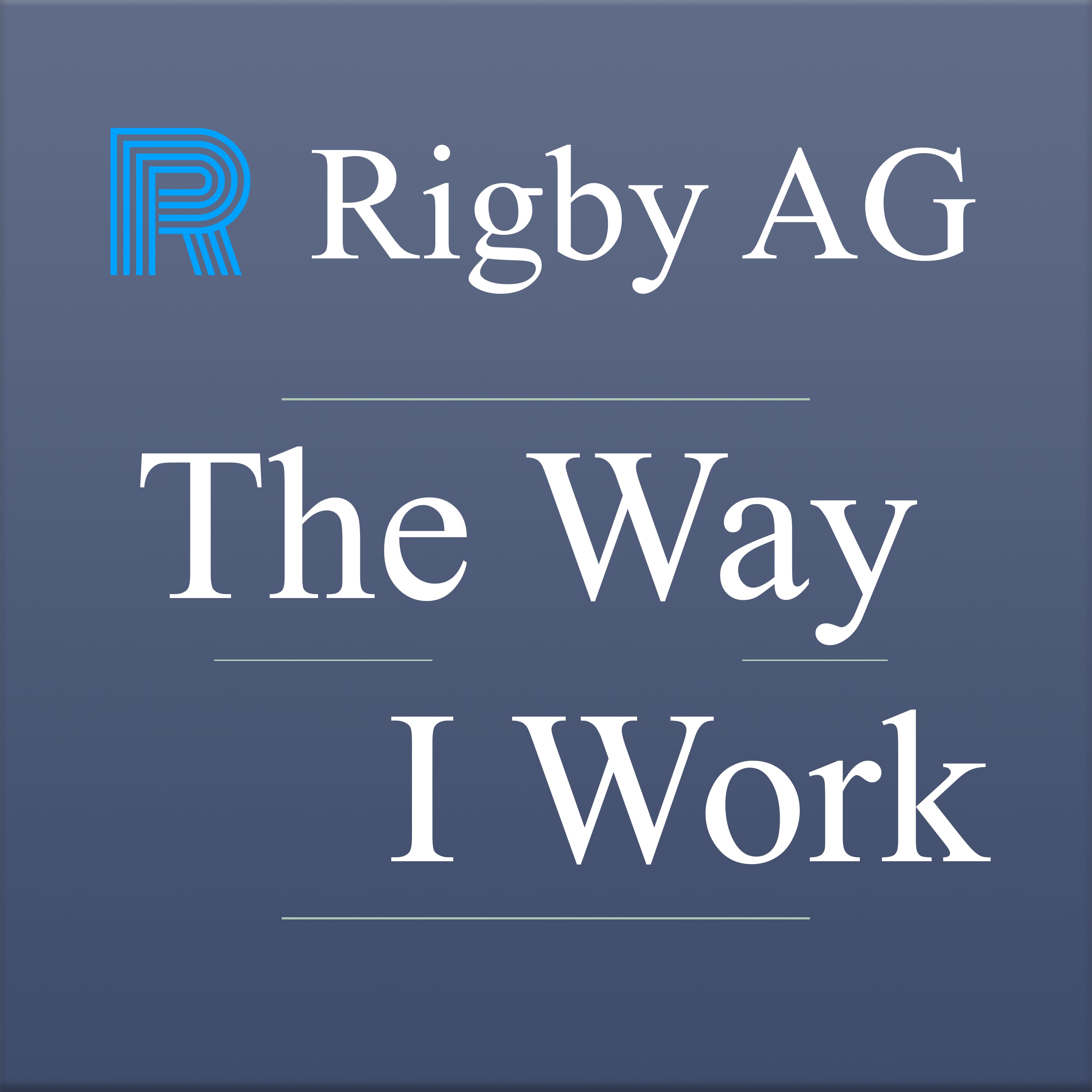 E5: Diccon Bewes - The Way I Work