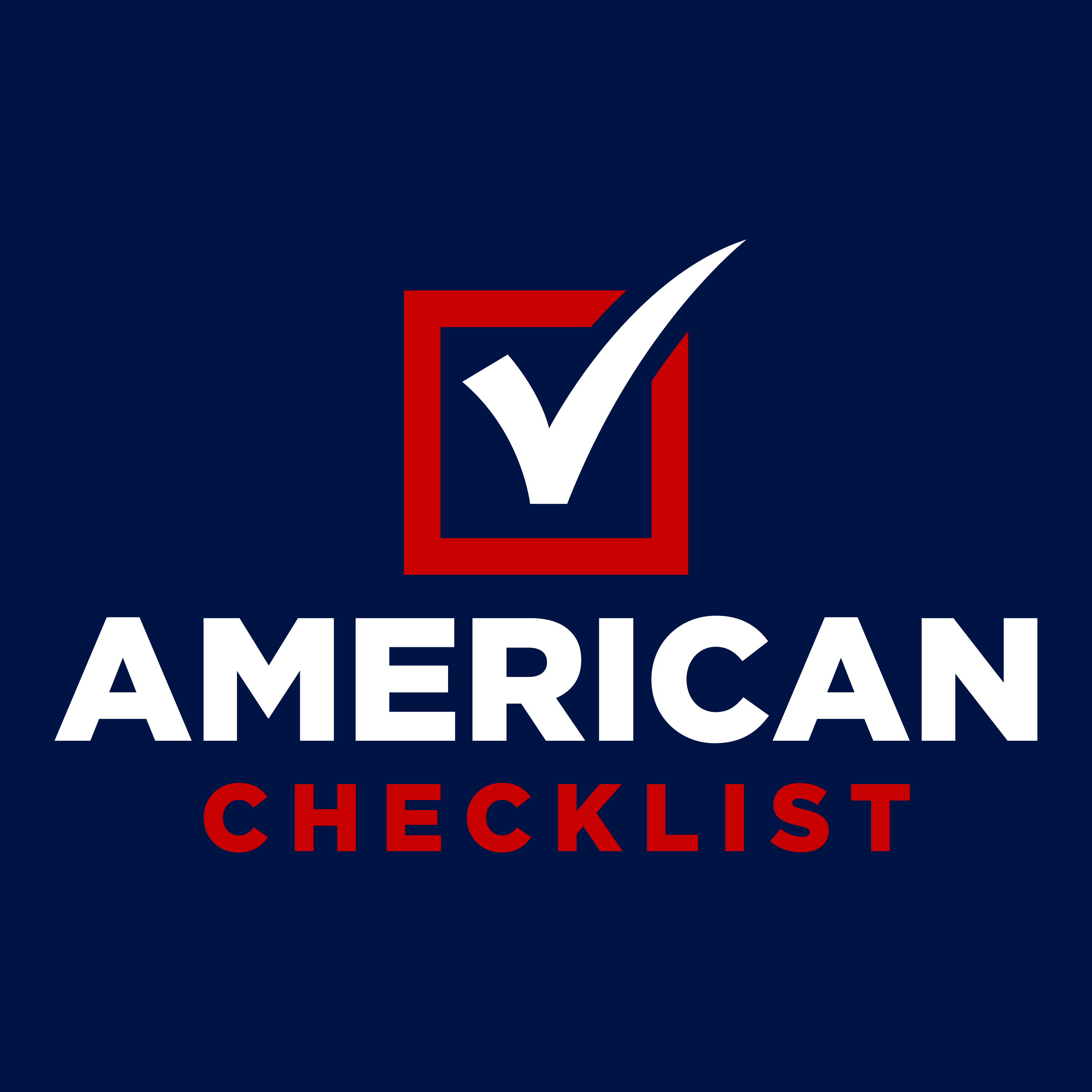 American Checklistâ„¢