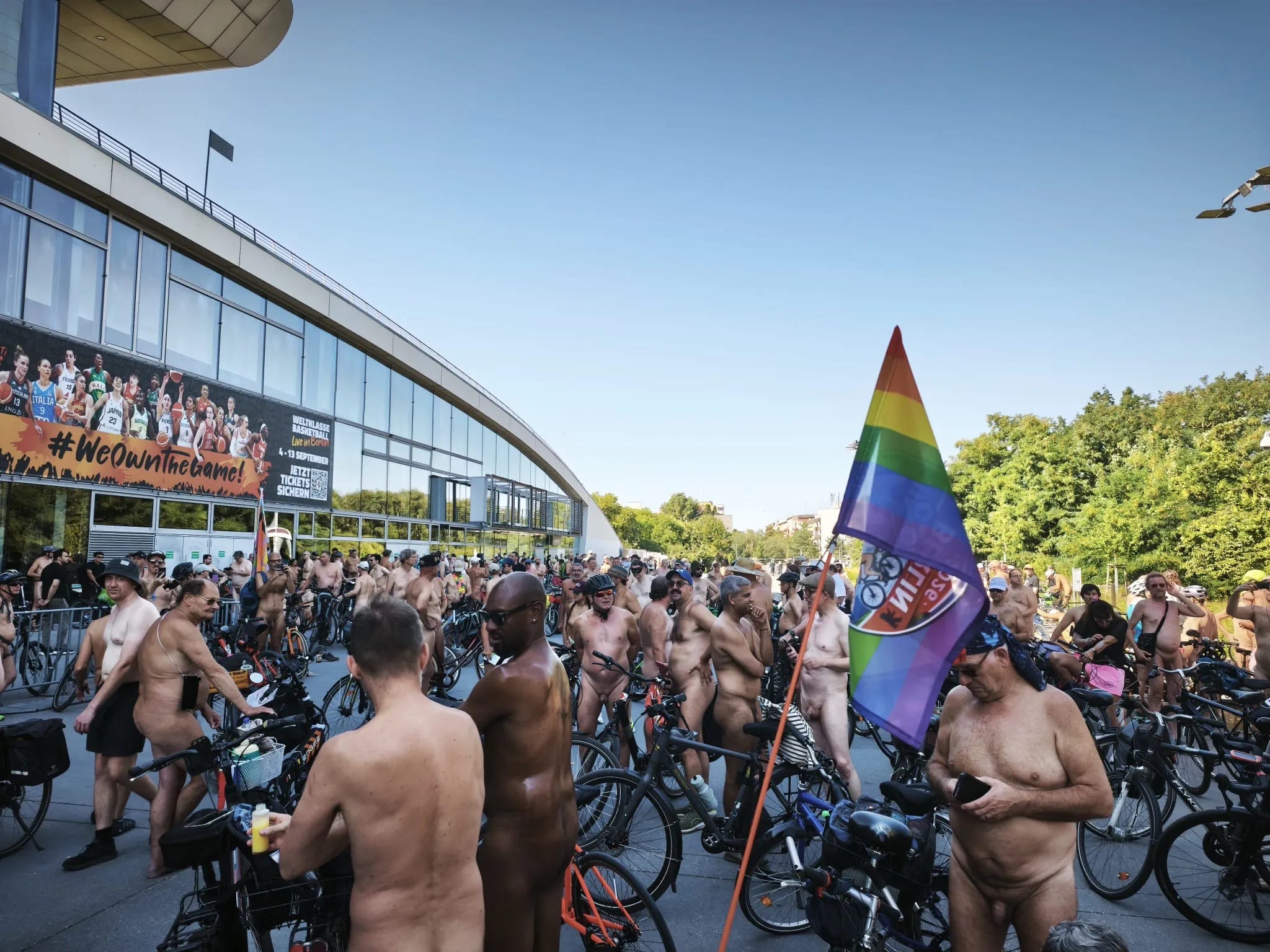 Hundreds cycle naked through Berlin in a first for Germany