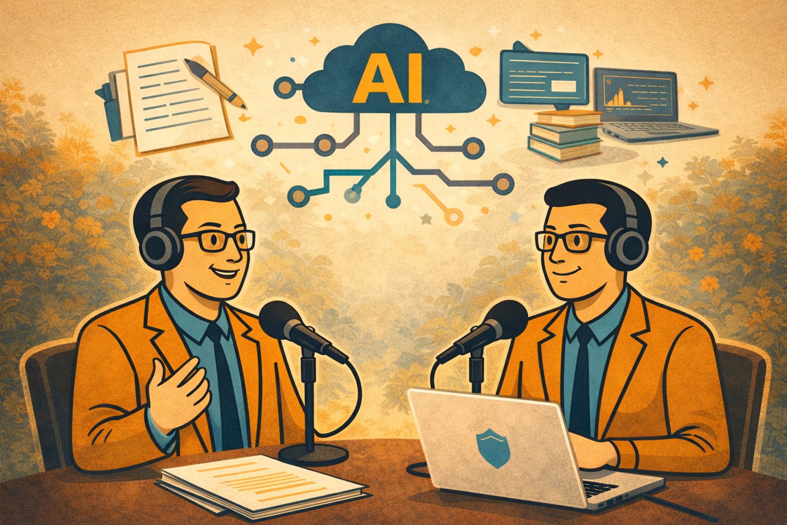 Podcast: Piers Gelly and Kenny Fountain, AI and Writing (Episode 14)