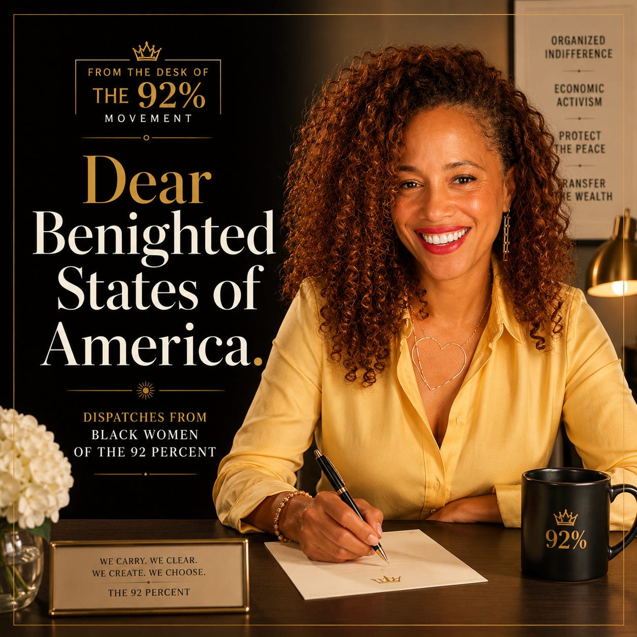 Dear Benighted States of America