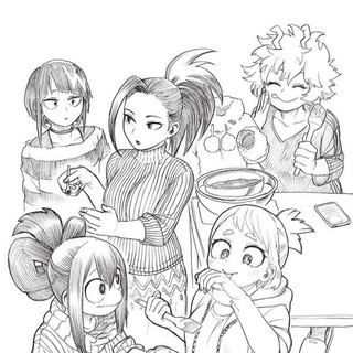 MHA UA girls sketch zine